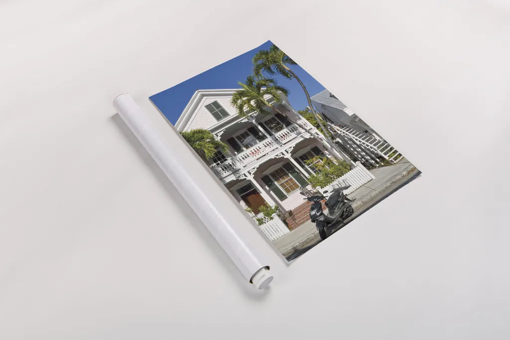 Key West by Deborah Revell. shown as a rolled paper print. Available as archival giclee rolled canvas, fine art paper, or poster print. SKU 94192h.