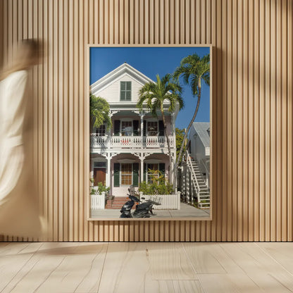 Key West by Deborah Revell. shown as over sized large wall art. Available as an archival giclee rolled canvas, fine art paper, or poster print. SKU 94192h.