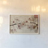 Letters to My Love I by Deborah Revell. shown as a paper print in a white frame. Available as a archival giclee rolled canvas, fine art paper, or poster print. SKU 95479i.