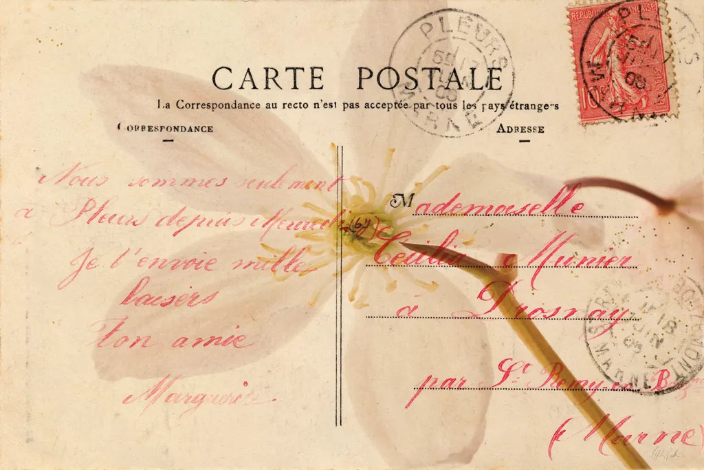 Letters to My Love II by Deborah Revell. SKU 95480i. Archival Giclee Fine art print for wall decor.