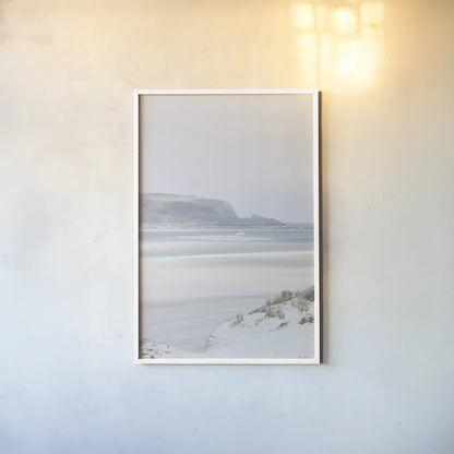 Light and Sand I by Deborah Revell. shown as a paper print in a white frame. Available as a archival giclee rolled canvas, fine art paper, or poster print. SKU 101048h.