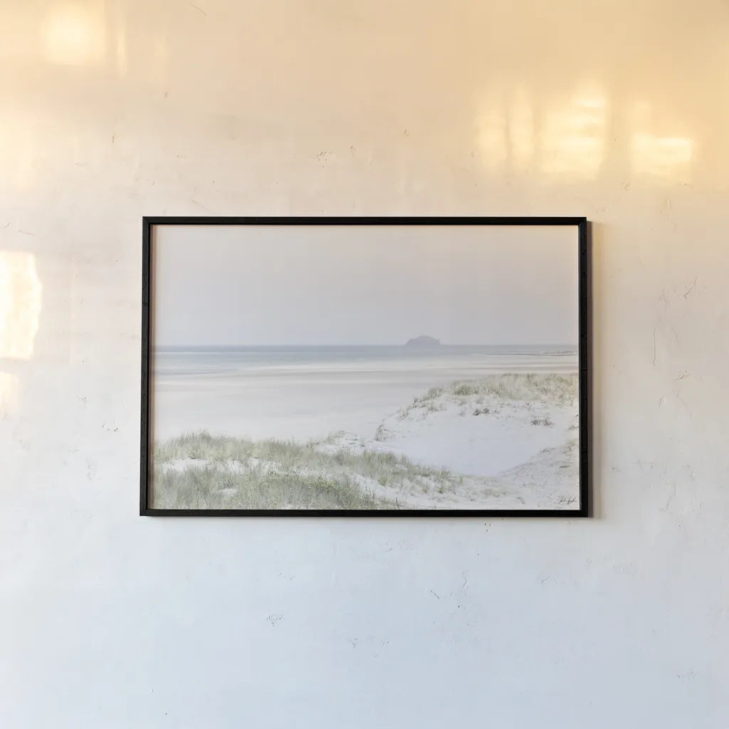 Light and Sand II by Deborah Revell. shown as a paper print in a black flame. Available as a archival giclee rolled canvas, fine art paper, or poster print. SKU 101049i.
