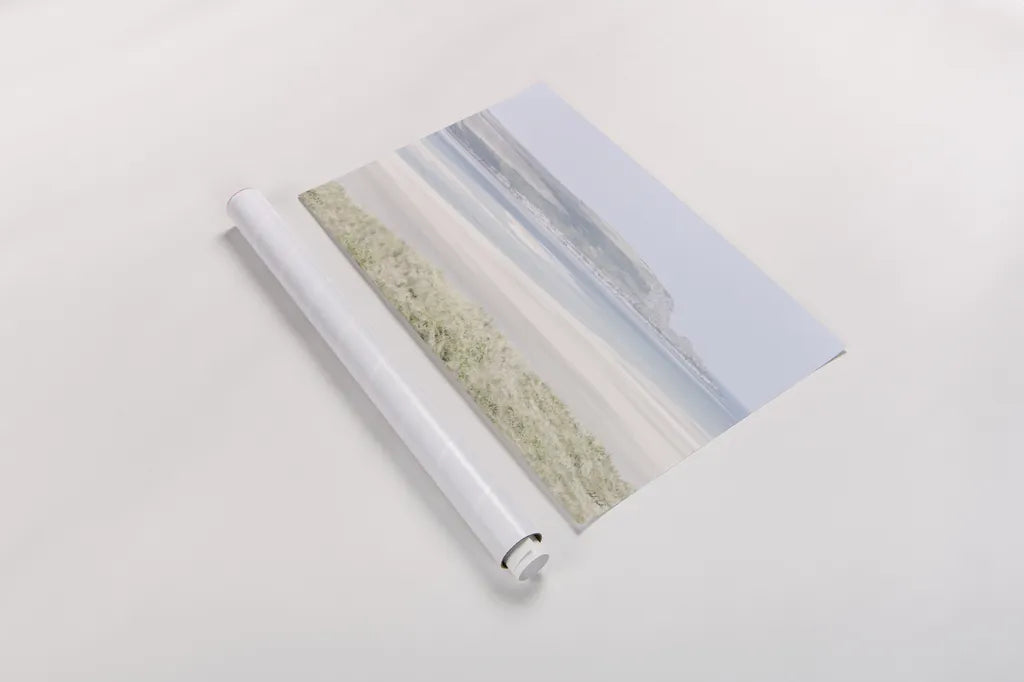 Light and Sand III by Deborah Revell. shown as a rolled paper print. Available as archival giclee rolled canvas, fine art paper, or poster print. SKU 101050i.