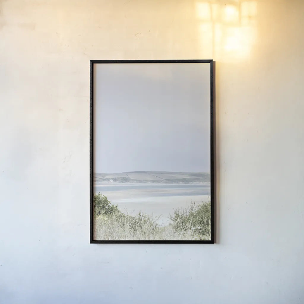 Light and Sand V by Deborah Revell. shown as a paper print in a black flame. Available as a archival giclee rolled canvas, fine art paper, or poster print. SKU 101052h.