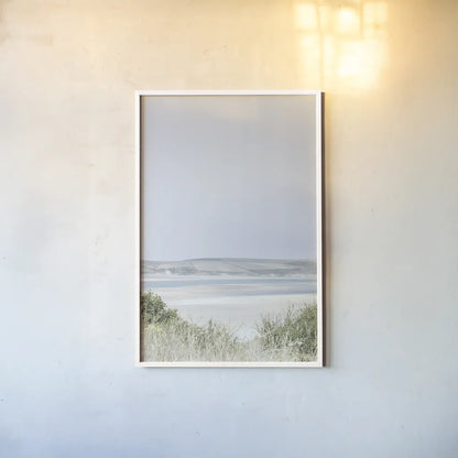 Light and Sand V by Deborah Revell. shown as a paper print in a white frame. Available as a archival giclee rolled canvas, fine art paper, or poster print. SKU 101052h.
