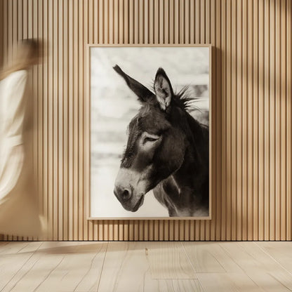 Little Donkey VII by Deborah Revell. shown as over sized large wall art. Available as an archival giclee rolled canvas, fine art paper, or poster print. SKU 100663h.