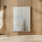 Lone Tree by Deborah Revell. shown as over sized large wall art. Available as an archival giclee rolled canvas, fine art paper, or poster print. SKU 90975h.