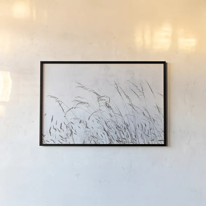 Meadow Grass I by Deborah Revell. shown as a paper print in a black flame. Available as a archival giclee rolled canvas, fine art paper, or poster print. SKU 93436i.
