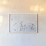 Meadow Grass III by Deborah Revell. shown as a paper print in a white frame. Available as a archival giclee rolled canvas, fine art paper, or poster print. SKU 93438i.