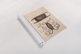 Mermaid Purse by Deborah Revell. shown as a rolled paper print. Available as archival giclee rolled canvas, fine art paper, or poster print. SKU 95763h.