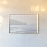 Misty Morning II by Deborah Revell. shown as a paper print in a white frame. Available as a archival giclee rolled canvas, fine art paper, or poster print. SKU 101148i.