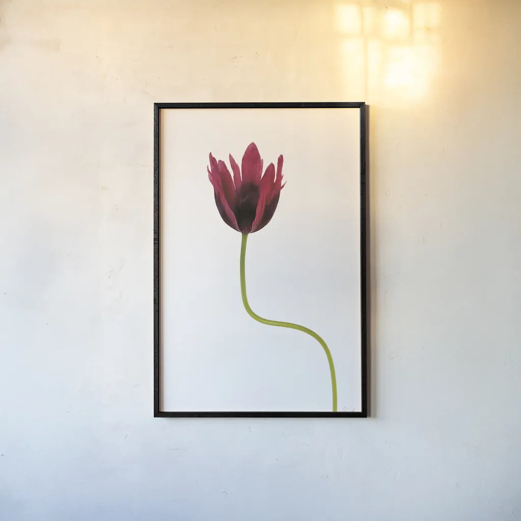 Moody Beauty III by Deborah Revell. shown as a paper print in a black flame. Available as a archival giclee rolled canvas, fine art paper, or poster print. SKU 92729h.