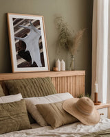 Moose Antler II by Deborah Revell. shown as a paper print in a natural frame. Available as a archival giclee rolled canvas, fine art paper, or poster print. SKU 102083h.