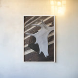 Moose Antler II by Deborah Revell. shown as a paper print in a white frame. Available as a archival giclee rolled canvas, fine art paper, or poster print. SKU 102083h.