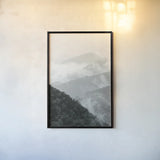 Morning Mist I by Deborah Revell. shown as a paper print in a black flame. Available as a archival giclee rolled canvas, fine art paper, or poster print. SKU 92030h.