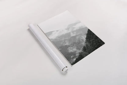 Morning Mist II by Deborah Revell. shown as a rolled paper print. Available as archival giclee rolled canvas, fine art paper, or poster print. SKU 92031h.