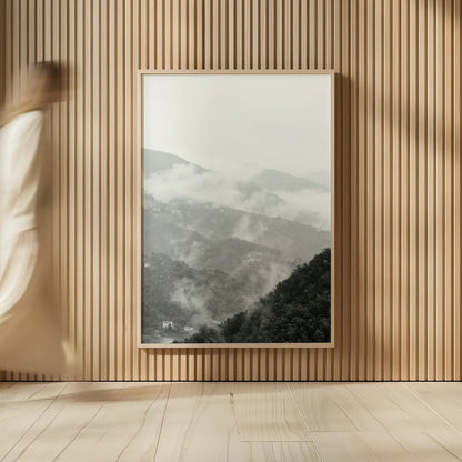 Morning Mist II by Deborah Revell. shown as over sized large wall art. Available as an archival giclee rolled canvas, fine art paper, or poster print. SKU 92031h.