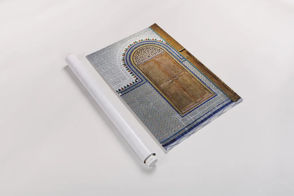 Morocco I by Deborah Revell. shown as a rolled paper print. Available as archival giclee rolled canvas, fine art paper, or poster print. SKU 94342h.