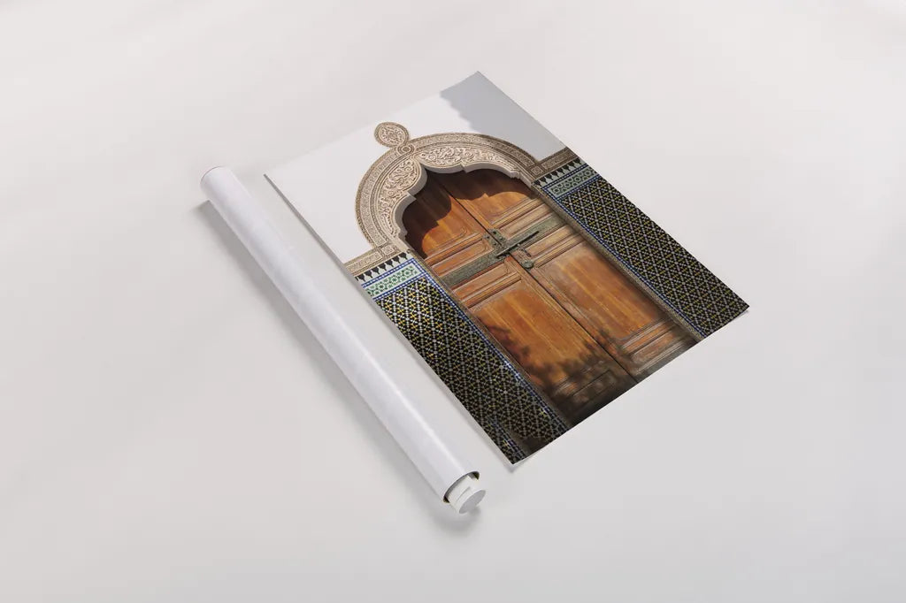 Morocco IV by Deborah Revell. shown as a rolled paper print. Available as archival giclee rolled canvas, fine art paper, or poster print. SKU 94345h.