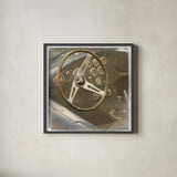 Old Sport I by Deborah Revell. Shown in a sleek black glass frame for a contemporary gallery look. Available as an archival giclee rolled canvas, fine art paper, or poster print. SKU 96047a.