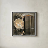 Old Sport III by Deborah Revell. Shown in a sleek black glass frame for a contemporary gallery look. Available as an archival giclee rolled canvas, fine art paper, or poster print. SKU 96049a.