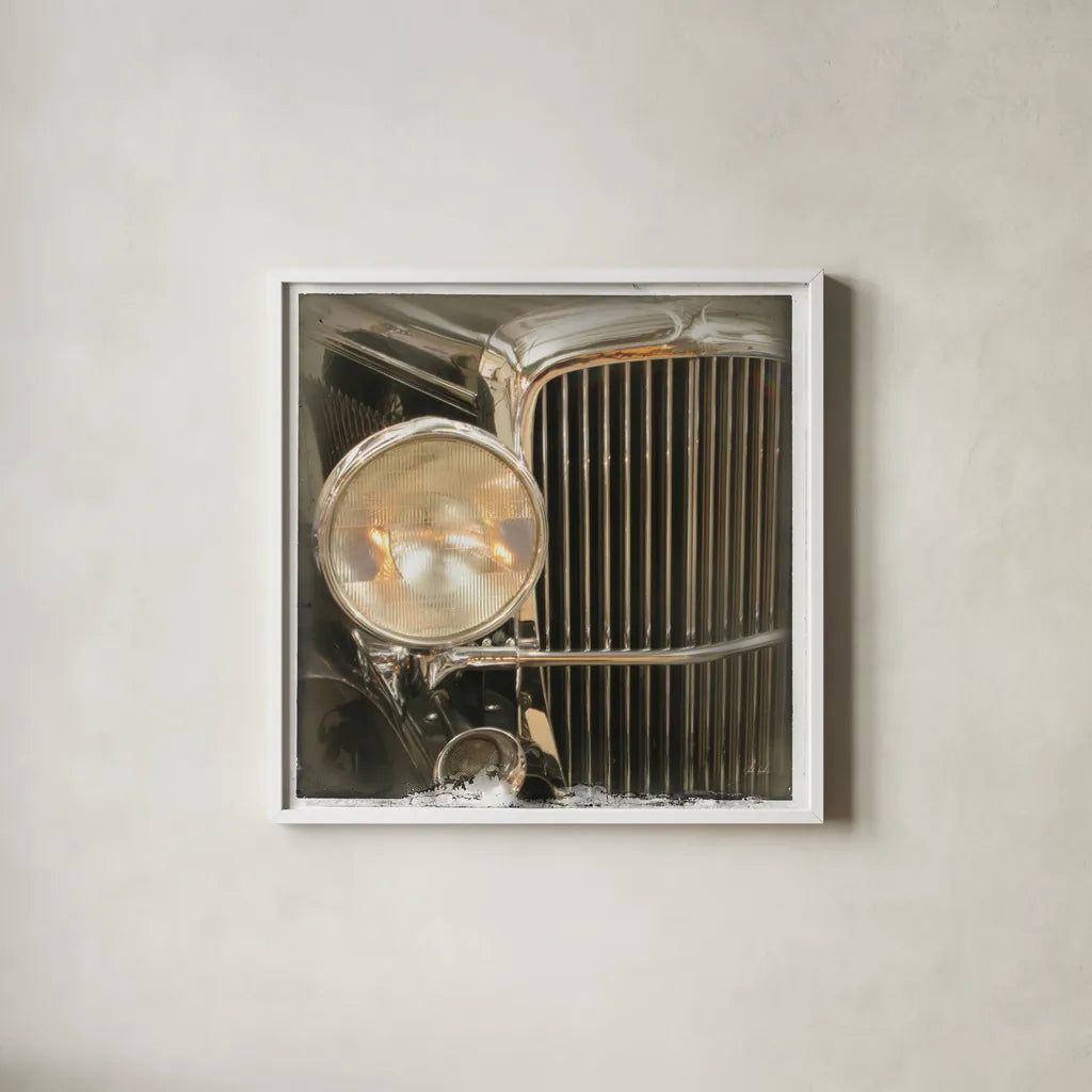 Old Sport III by Deborah Revell. Shown in a crisp white glass frame for a clean and minimalist style. Available as an archival giclee rolled canvas, fine art paper, or poster print. SKU 96049a.