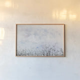 Over the Hedge by Deborah Revell. shown as a paper print in a natural frame. Available as a archival giclee rolled canvas, fine art paper, or poster print. SKU 93442i.