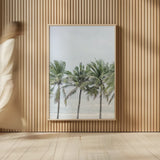 Palm Bay by Deborah Revell. shown as over sized large wall art. Available as an archival giclee rolled canvas, fine art paper, or poster print. SKU 104900h.
