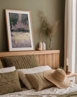 Paradise I by Deborah Revell. shown as a paper print in a natural frame. Available as a archival giclee rolled canvas, fine art paper, or poster print. SKU 94373h.