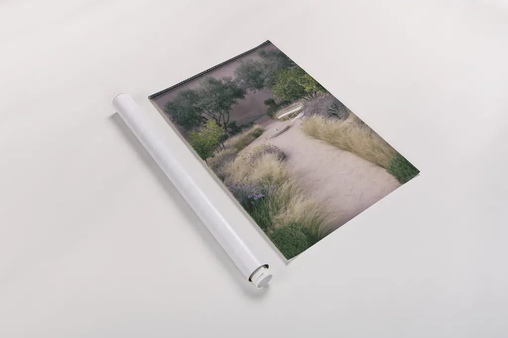 Paradise II by Deborah Revell. shown as a rolled paper print. Available as archival giclee rolled canvas, fine art paper, or poster print. SKU 94374h.