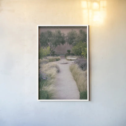 Paradise II by Deborah Revell. shown as a paper print in a white frame. Available as a archival giclee rolled canvas, fine art paper, or poster print. SKU 94374h.