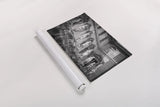 Paris Architecture II by Deborah Revell. shown as a rolled paper print. Available as archival giclee rolled canvas, fine art paper, or poster print. SKU 93487i.