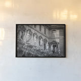 Paris Architecture II by Deborah Revell. shown as a paper print in a black flame. Available as a archival giclee rolled canvas, fine art paper, or poster print. SKU 93487i.