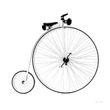 Penny Farthing by Deborah Revell. SKU 92265a. Archival Giclee Fine art print for wall decor.