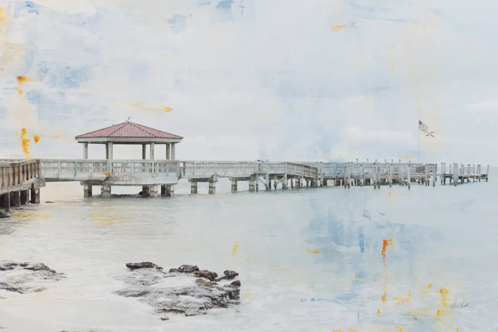 Pier II by Deborah Revell. SKU 91625i. Archival Giclee Fine art print for wall decor.