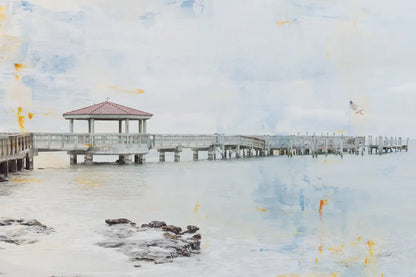 Pier II by Deborah Revell. SKU 91625i. Archival Giclee Fine art print for wall decor.