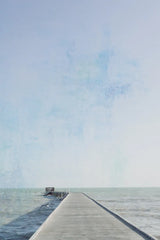 Pier V by Deborah Revell. SKU 91628h. Archival Giclee Fine art print for wall decor.
