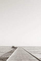 Pier V Sepia by Deborah Revell. SKU 95312h. Archival Giclee Fine art print for wall decor.