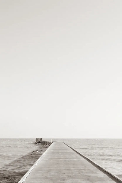 Pier V Sepia by Deborah Revell. SKU 95312h. Archival Giclee Fine art print for wall decor.