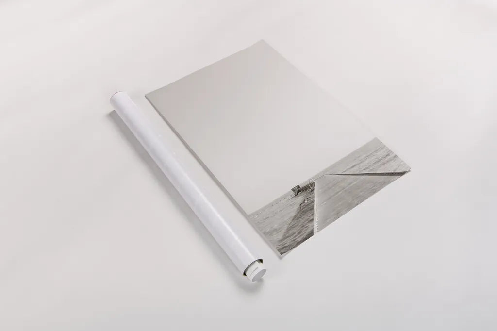 Pier V Sepia by Deborah Revell. shown as a rolled paper print. Available as archival giclee rolled canvas, fine art paper, or poster print. SKU 95312h.