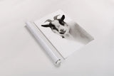 Pippa the Goat II BW by Deborah Revell. shown as a rolled paper print. Available as archival giclee rolled canvas, fine art paper, or poster print. SKU 96325h.