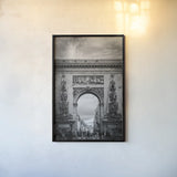 Pretty in Paris I by Deborah Revell. shown as a paper print in a black flame. Available as a archival giclee rolled canvas, fine art paper, or poster print. SKU 93494h.