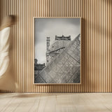 Pretty in Paris II by Deborah Revell. shown as over sized large wall art. Available as an archival giclee rolled canvas, fine art paper, or poster print. SKU 93495h.