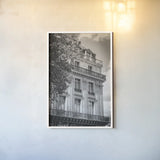 Pretty in Paris III by Deborah Revell. shown as a paper print in a white frame. Available as a archival giclee rolled canvas, fine art paper, or poster print. SKU 93496h.