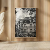 Pretty in Paris IV by Deborah Revell. shown as over sized large wall art. Available as an archival giclee rolled canvas, fine art paper, or poster print. SKU 93497h.