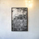 Pretty in Paris IV by Deborah Revell. shown as a paper print in a black flame. Available as a archival giclee rolled canvas, fine art paper, or poster print. SKU 93497h.