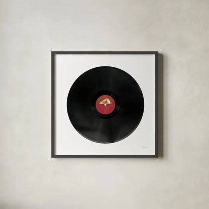 Record by Deborah Revell. Shown in a sleek black glass frame for a contemporary gallery look. Available as an archival giclee rolled canvas, fine art paper, or poster print. SKU 92068a.