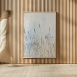 Reeds on the Ley I by Deborah Revell. shown as over sized large wall art. Available as an archival giclee rolled canvas, fine art paper, or poster print. SKU 91119h.