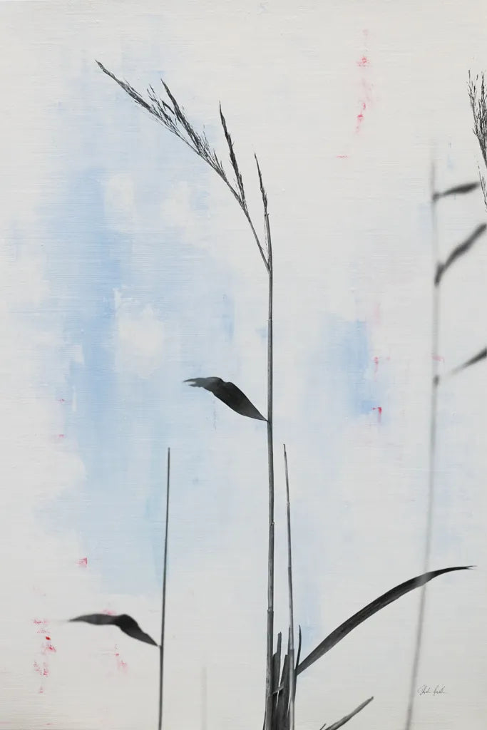 Reeds on the Ley II by Deborah Revell. SKU 91120h. Archival Giclee Fine art print for wall decor.
