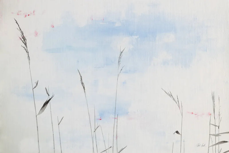 Reeds on the Ley III by Deborah Revell. SKU 91121i. Archival Giclee Fine art print for wall decor.